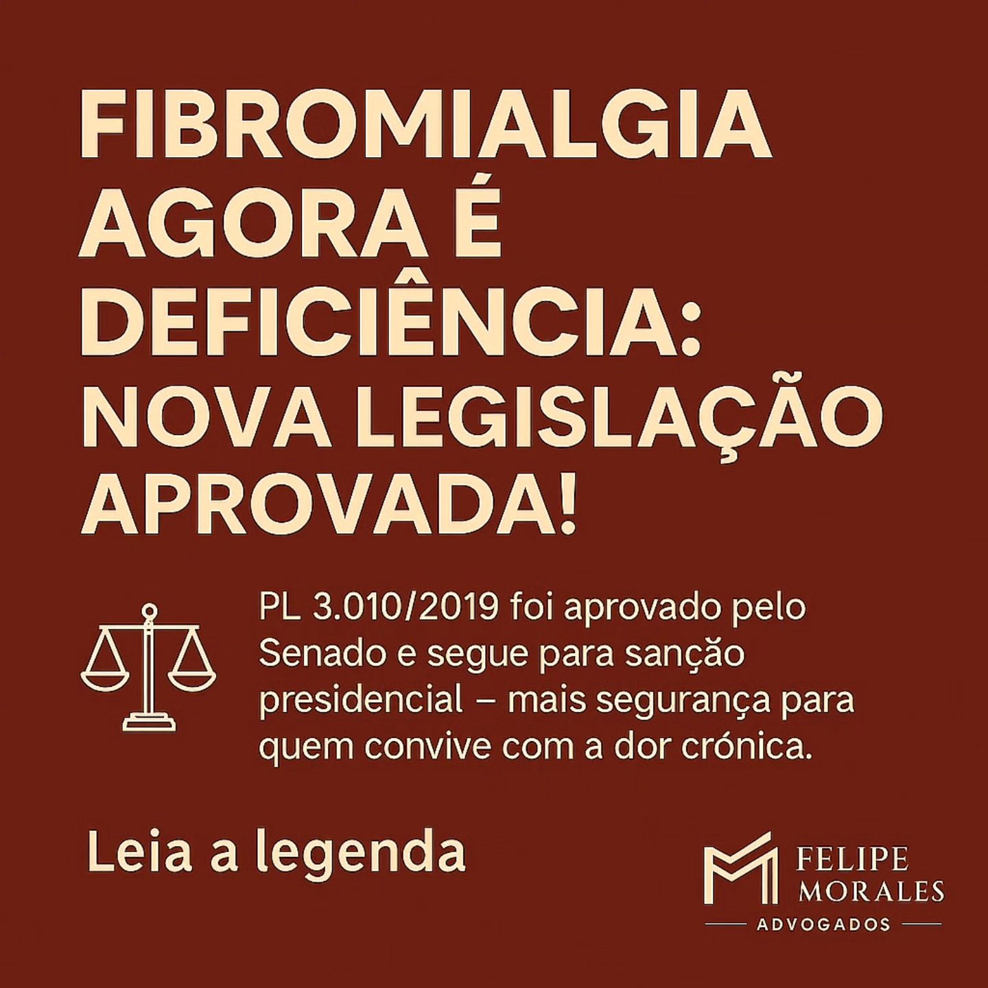 Publicação de Felipe Morales Advogados Associados